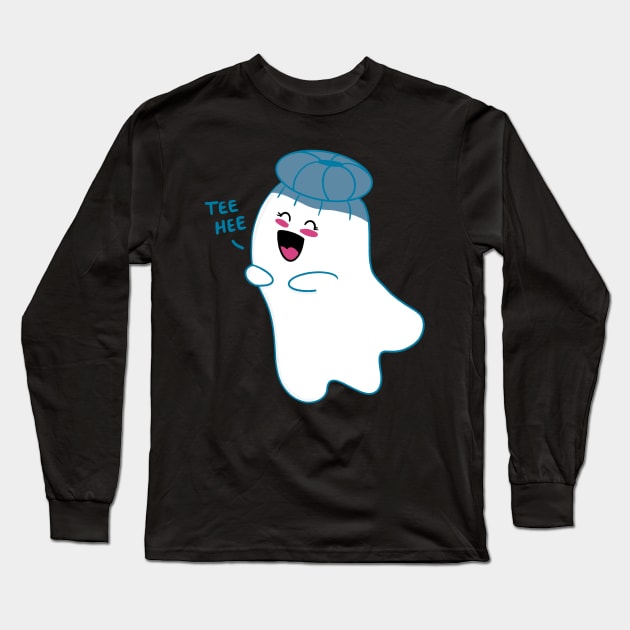 Little Ghost Jaunty Long Sleeve T-Shirt by nathalieaynie